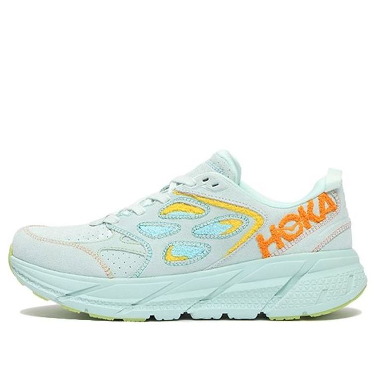 HOKA ONE ONE Clifton L 'Broderie - Sticlă Albastră'
