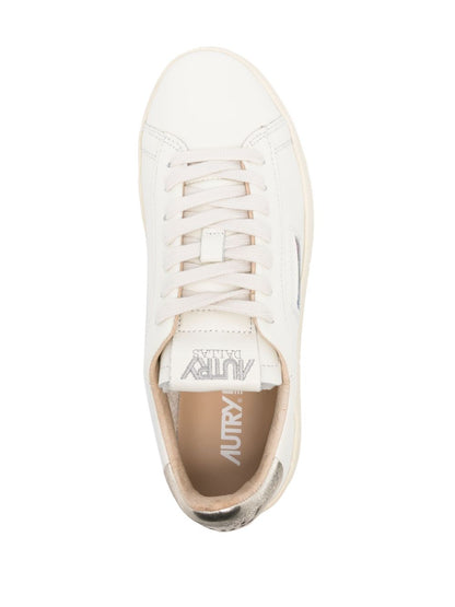 Autry Dallas Donna Sneakers Bianco/Oro