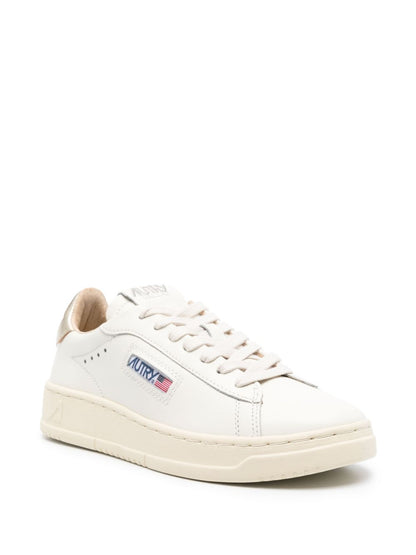 Autry Dallas Donna Sneakers Bianco/Oro
