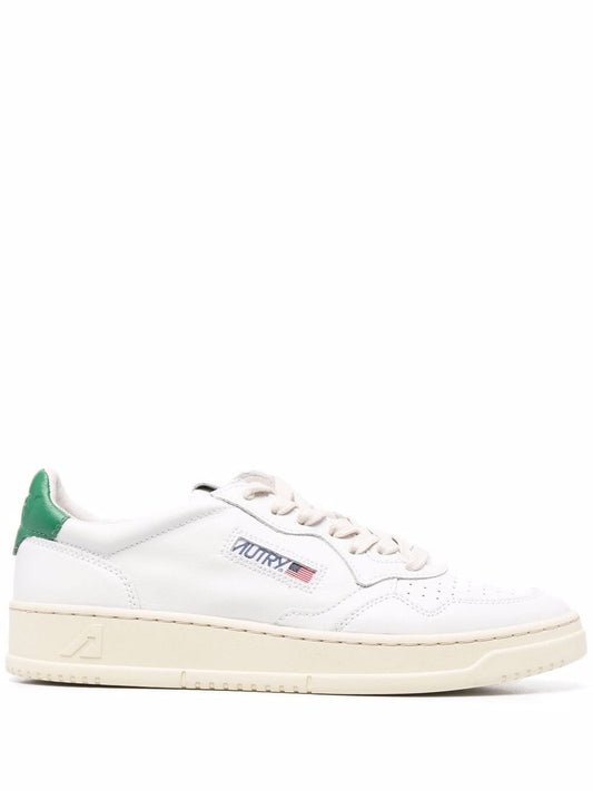 Autry Medalist Scarpa Bianco-Verde Uomo