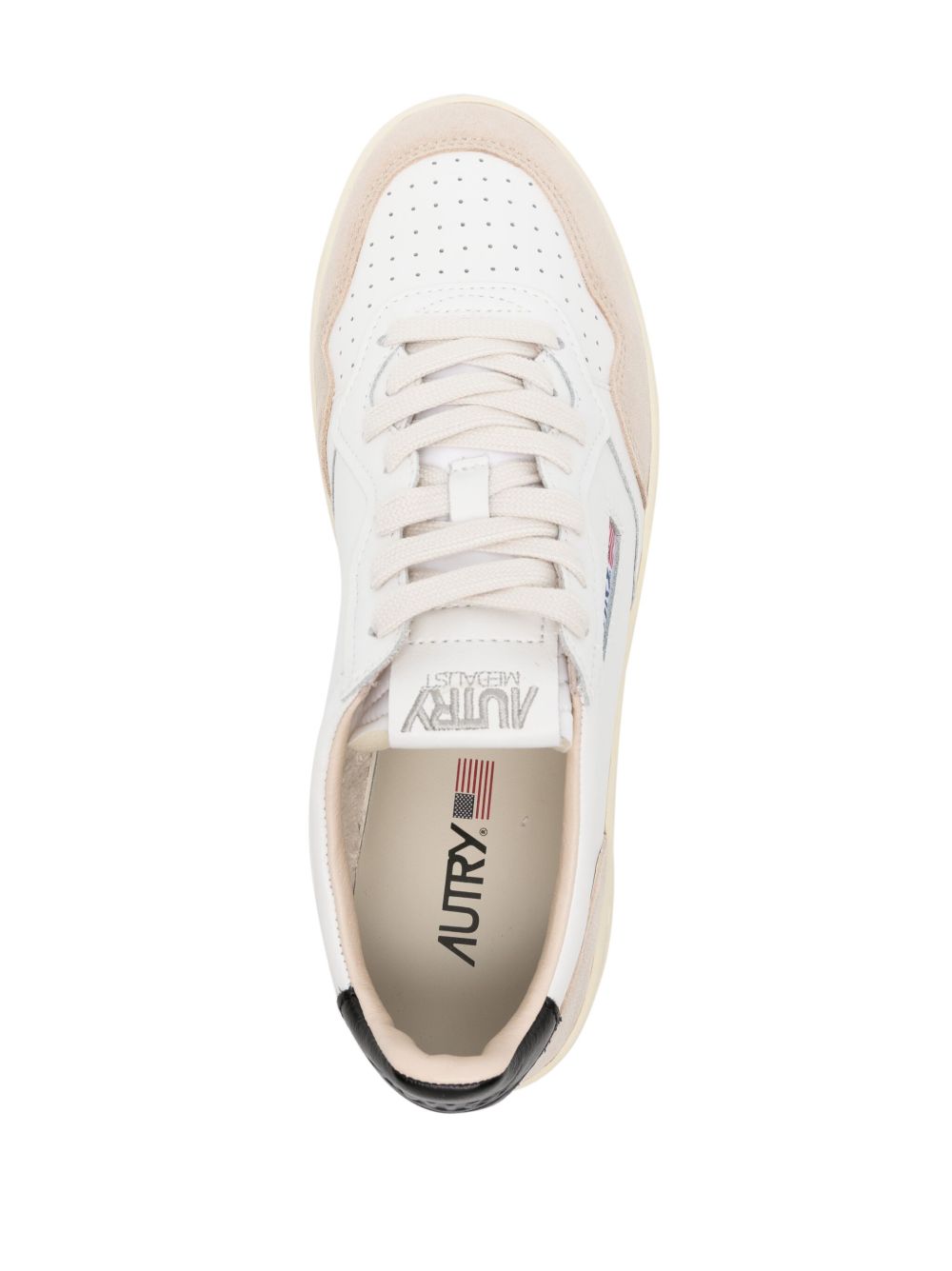 Autry Sneakers Leat Suede Wht Blk Uomo