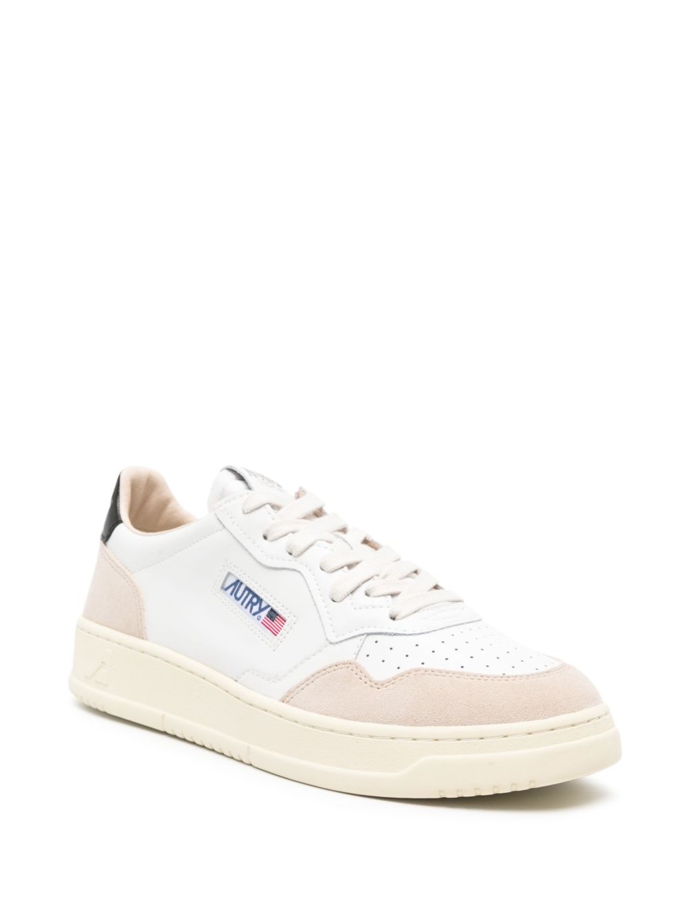 Autry Sneakers Leat Suede Wht Blk Uomo