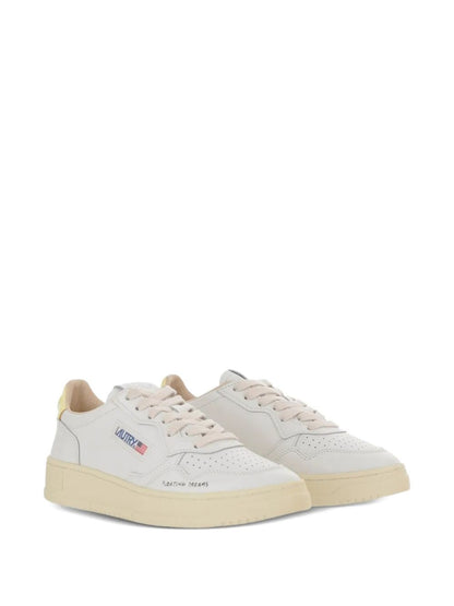 Autry Medalist Donna Sneakers Bianco/Limone