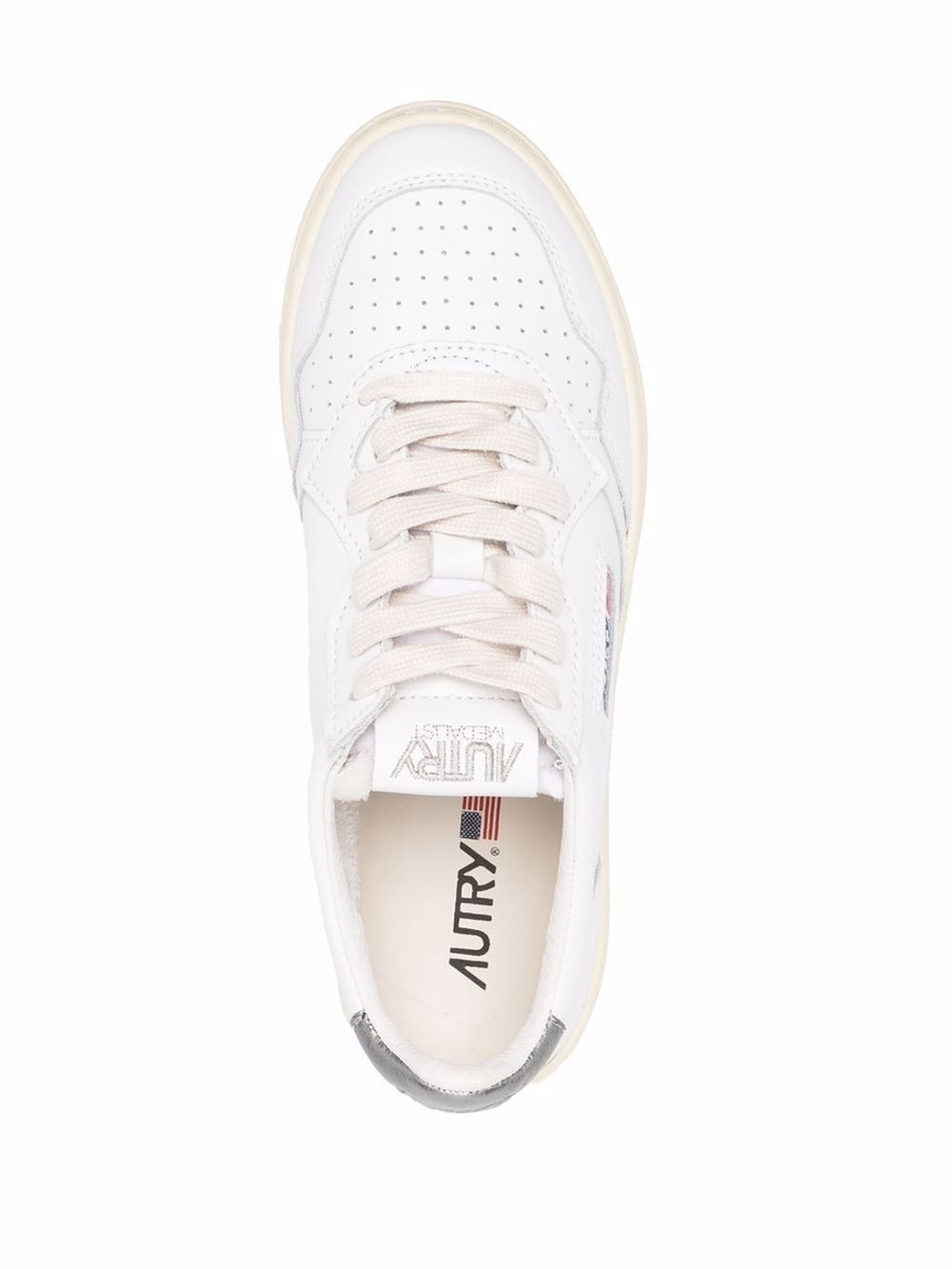 Autry Scarpa Bianco-Argento Donna Medalist