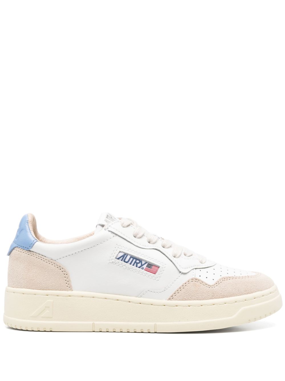 Autry Medalist Donna Scarpa Bianco-Celeste