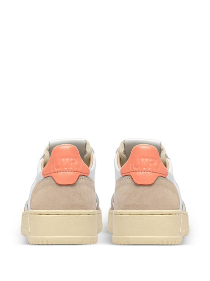 Autry Medalist Donna Sneakers Bianco/Beige/Arancione