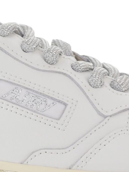 Autry Medalist Donna Sneakers Bianco/Argento