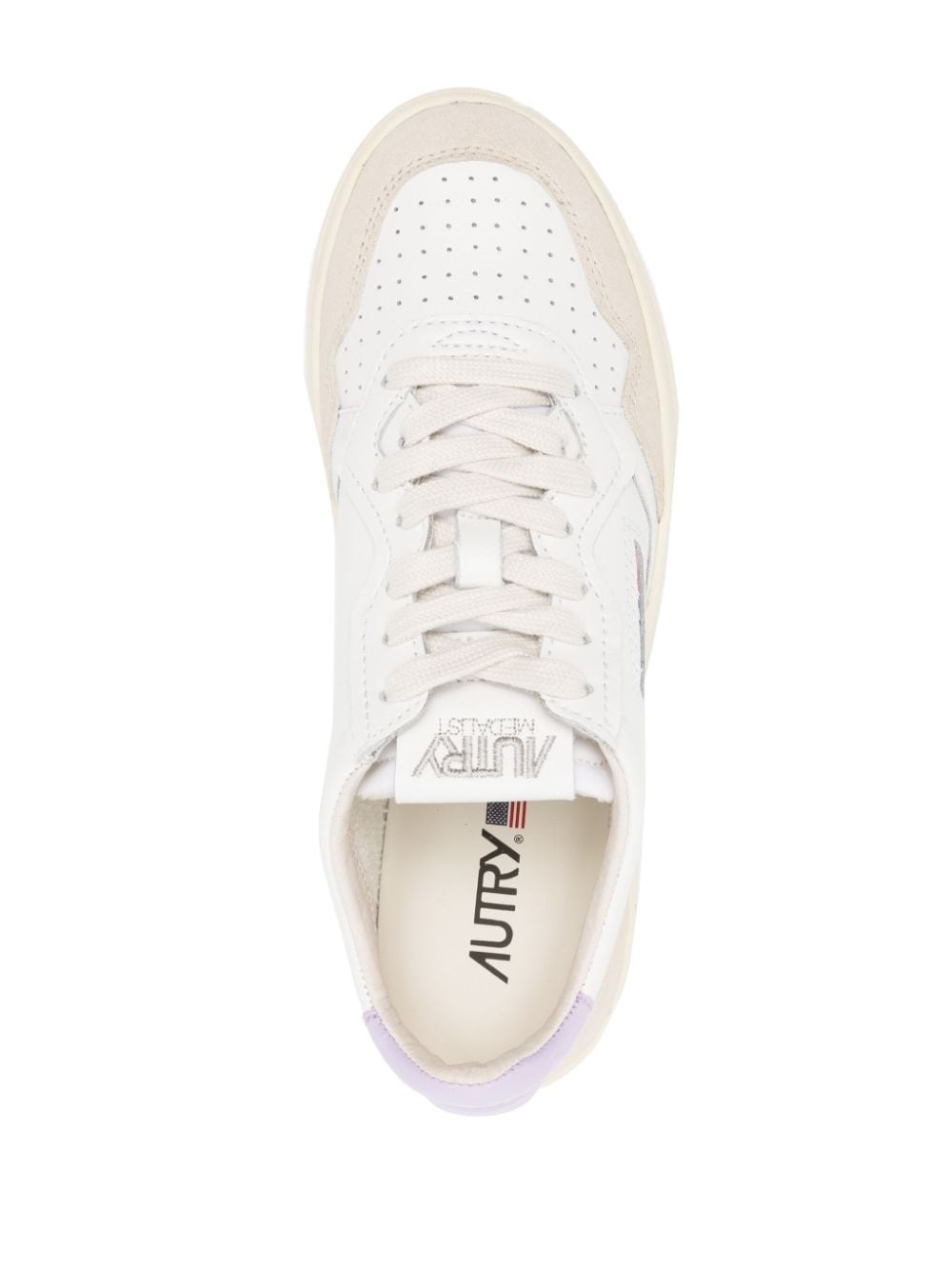 Autry Scarpa Bianco Lilla Donna Medalist Low