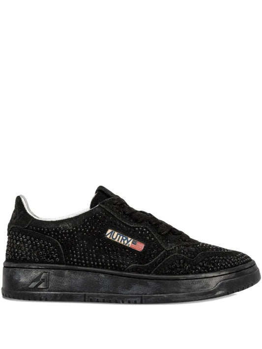 Autry Scarpa Nero Donna Medalist Strass