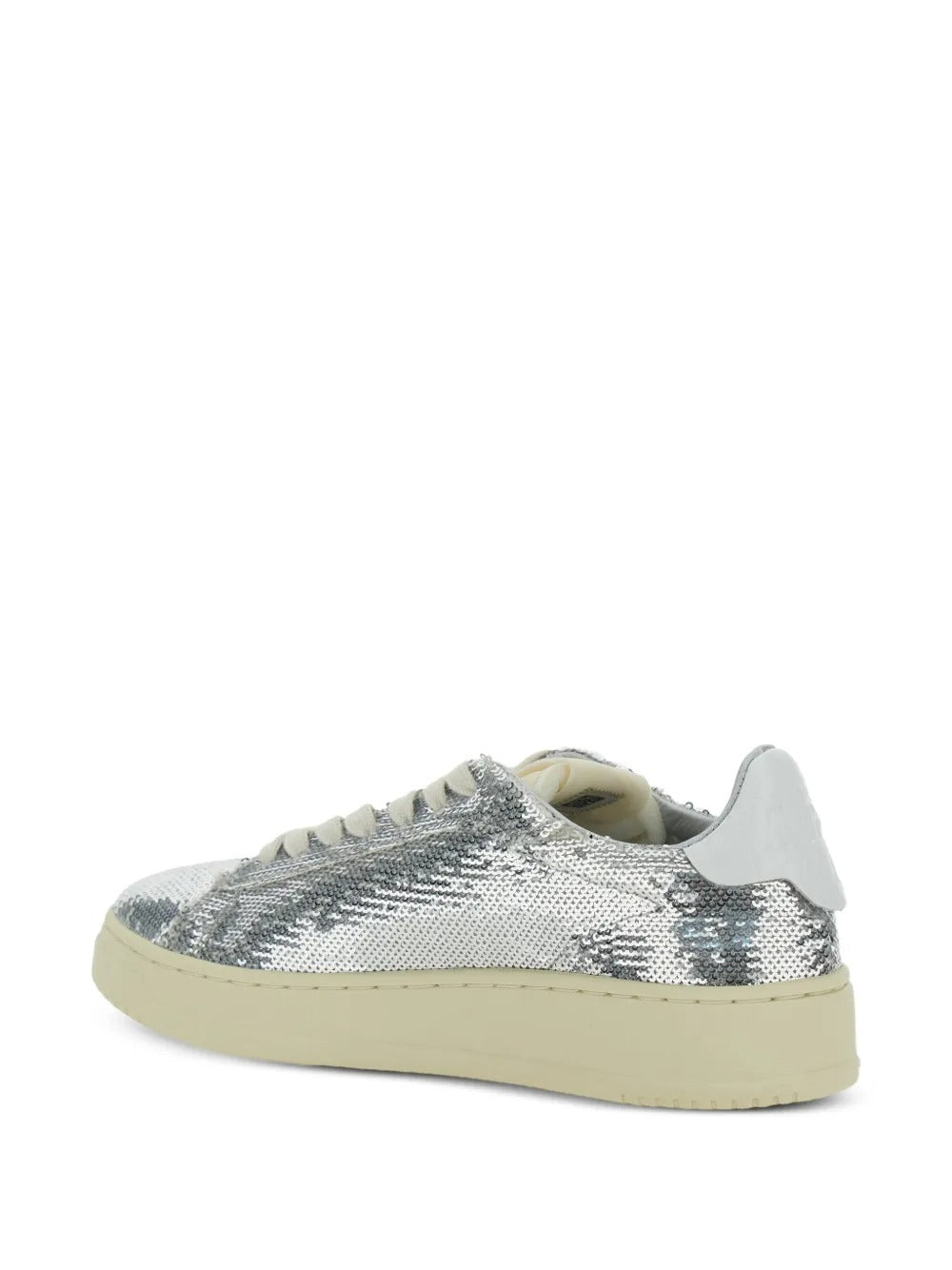 Autry Scarpe Argento Donna Medalist Paillettes